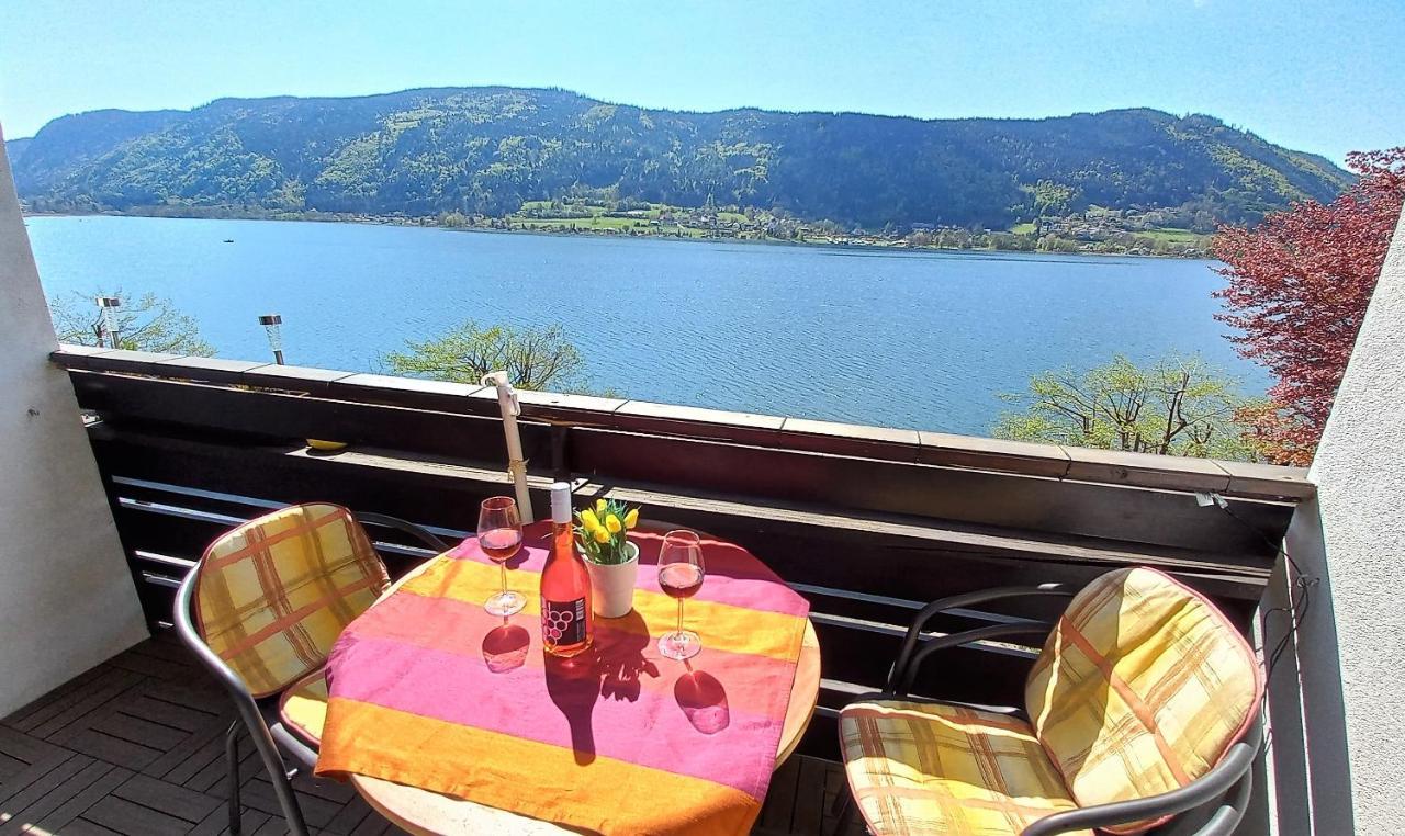 Anna Seeblick Appartement, Haus Haensel&Gretel Am Ossiachersee Mit Direktem Seezugang, Hallenbad Bodensdorf Ngoại thất bức ảnh