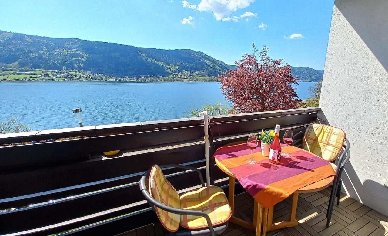 Anna Seeblick Appartement, Haus Haensel&Gretel Am Ossiachersee Mit Direktem Seezugang, Hallenbad Bodensdorf Ngoại thất bức ảnh