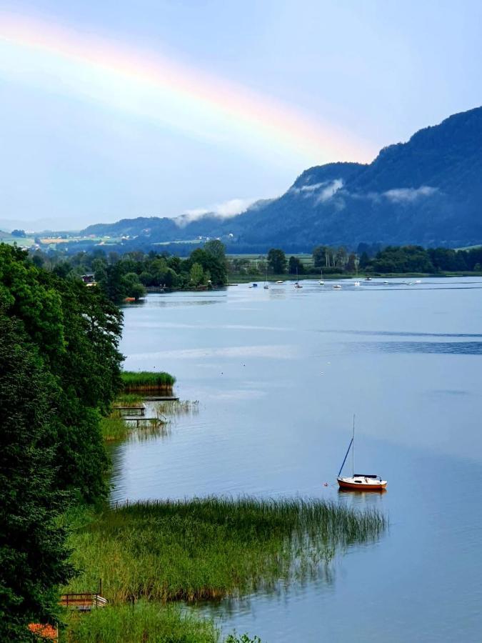Anna Seeblick Appartement, Haus Haensel&Gretel Am Ossiachersee Mit Direktem Seezugang, Hallenbad Bodensdorf Ngoại thất bức ảnh