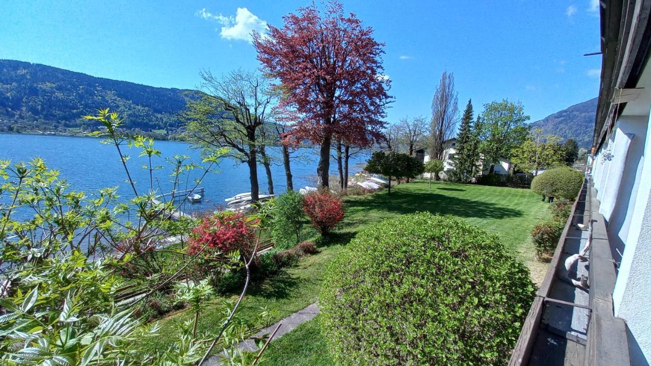 Anna Seeblick Appartement, Haus Haensel&Gretel Am Ossiachersee Mit Direktem Seezugang, Hallenbad Bodensdorf Ngoại thất bức ảnh