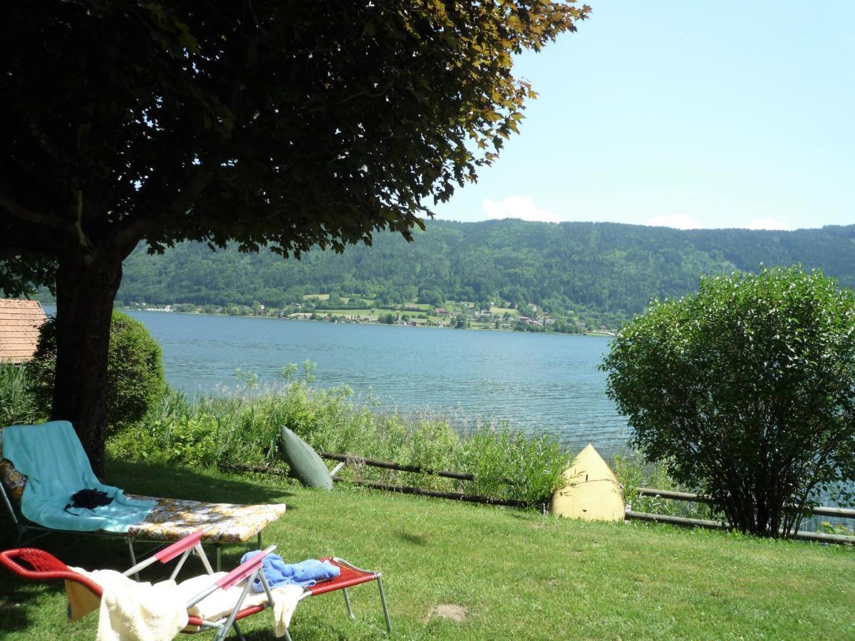 Anna Seeblick Appartement, Haus Haensel&Gretel Am Ossiachersee Mit Direktem Seezugang, Hallenbad Bodensdorf Ngoại thất bức ảnh