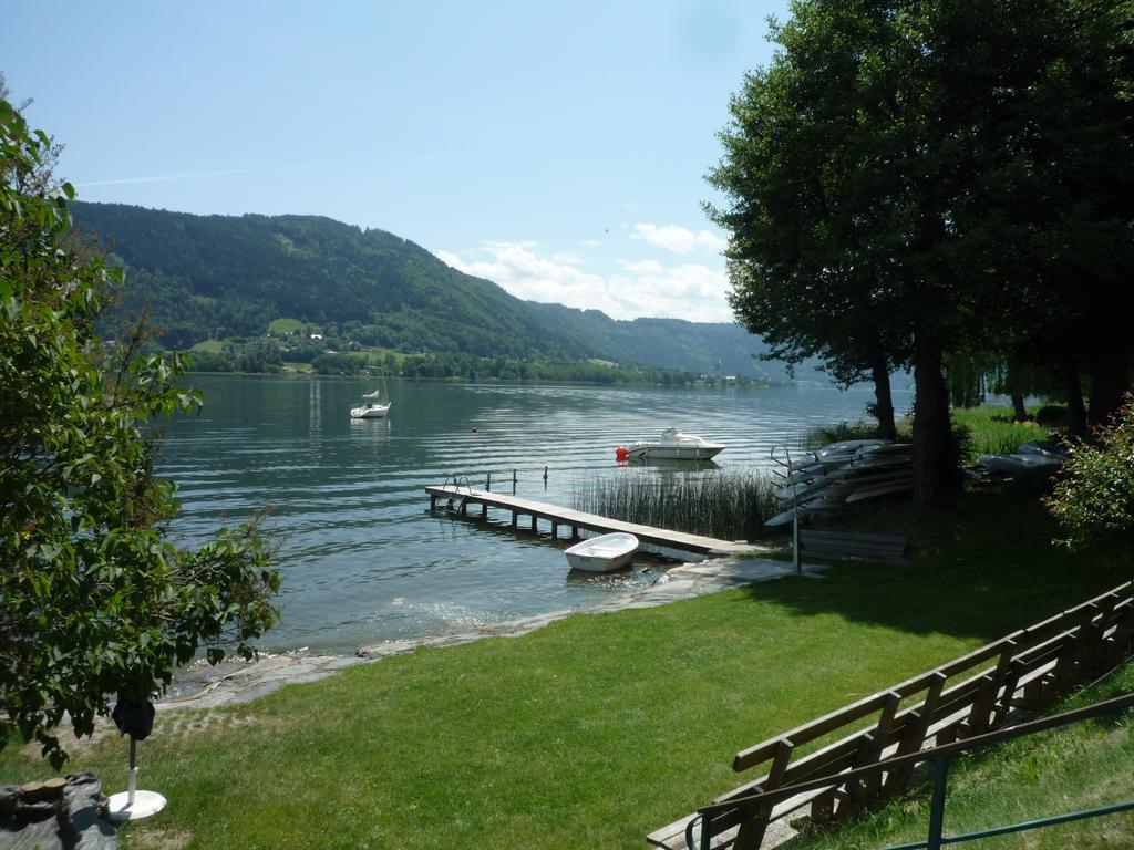 Anna Seeblick Appartement, Haus Haensel&Gretel Am Ossiachersee Mit Direktem Seezugang, Hallenbad Bodensdorf Ngoại thất bức ảnh